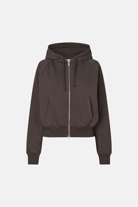 Sweater met kap - bruin