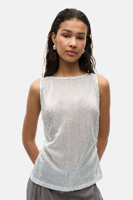 Top - zilver