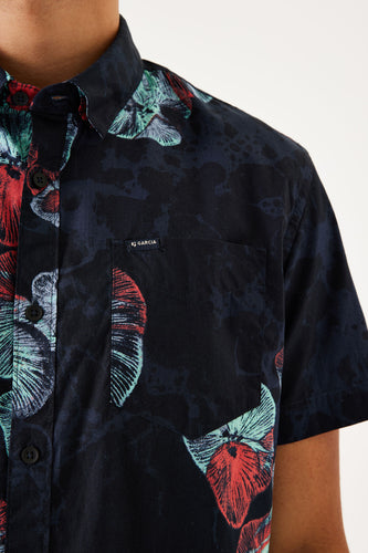 Chemise (manches courtes) bleu - GARCIA - GARCIA