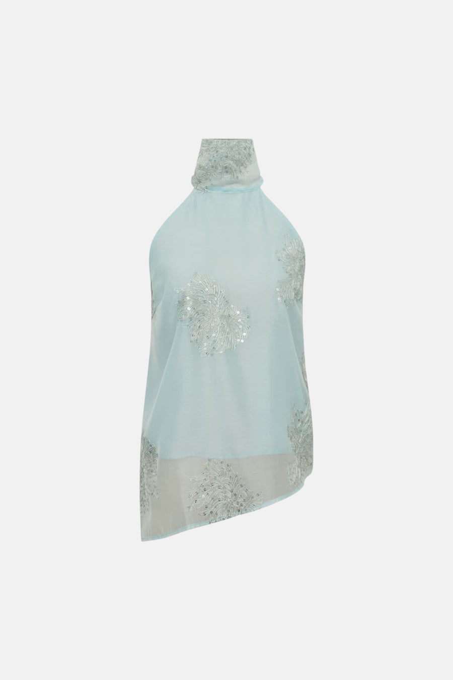 Blouse zonder mouwen - blauw