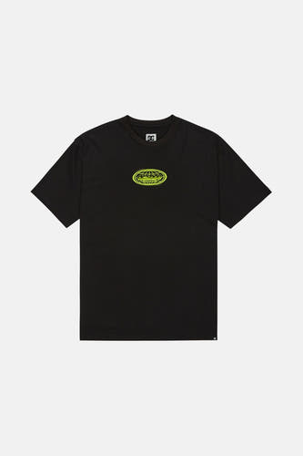 Zwart T-shirt met korte mouwen van DC SHOES, met grafische print op de borst.