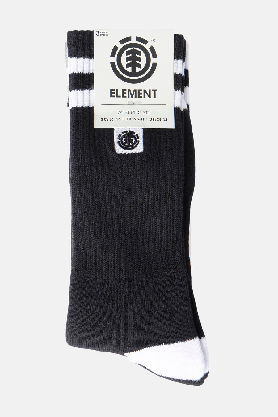 Meerkleurige sokken van ELEMENT, met gestreept patroon en een sportieve pasvorm.