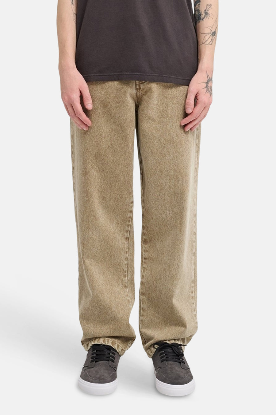 Colored jeans - beige