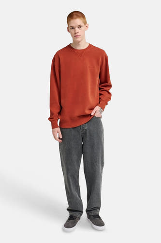 Sweater O-hals - oranje