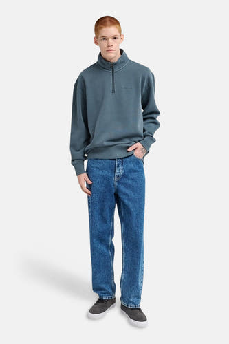 Sweater met rolkraag - blauw