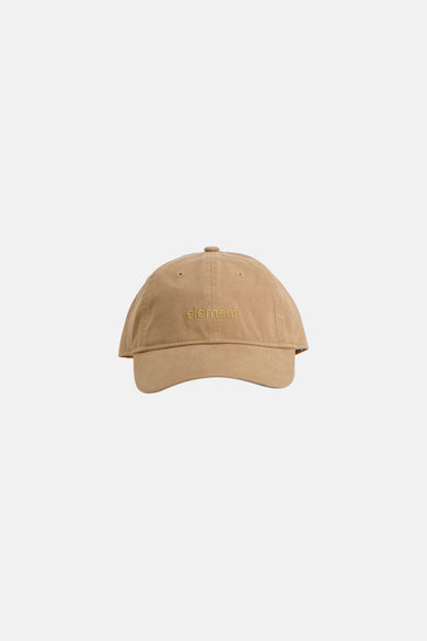 Casquette beige d'ELEMENT, fermeture réglable à l'arrière.