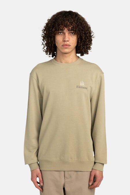 Sweater met ronde hals groen - ELEMENT