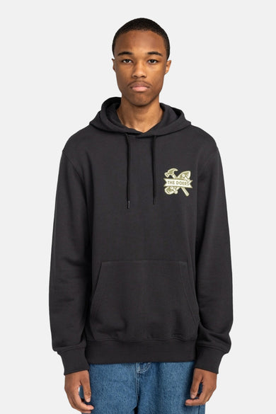Sweater met kap Zwart - ELEMENT