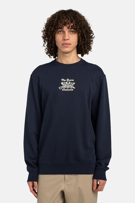 Sweater met ronde hals blauw - ELEMENT