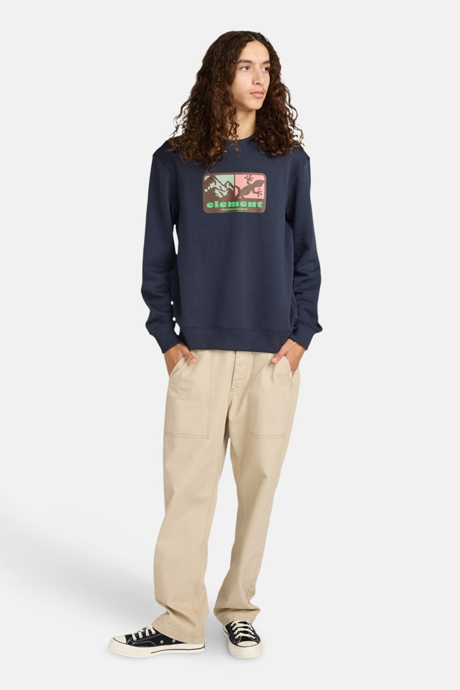 Sweater - blauw - ELEMENT