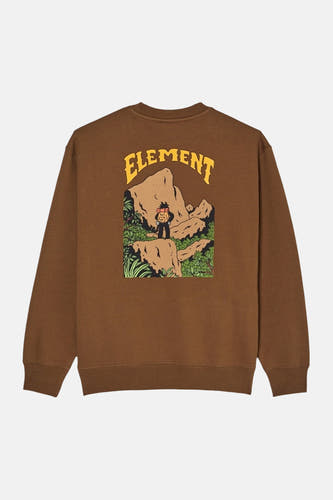 Sweater O-hals - bruin
