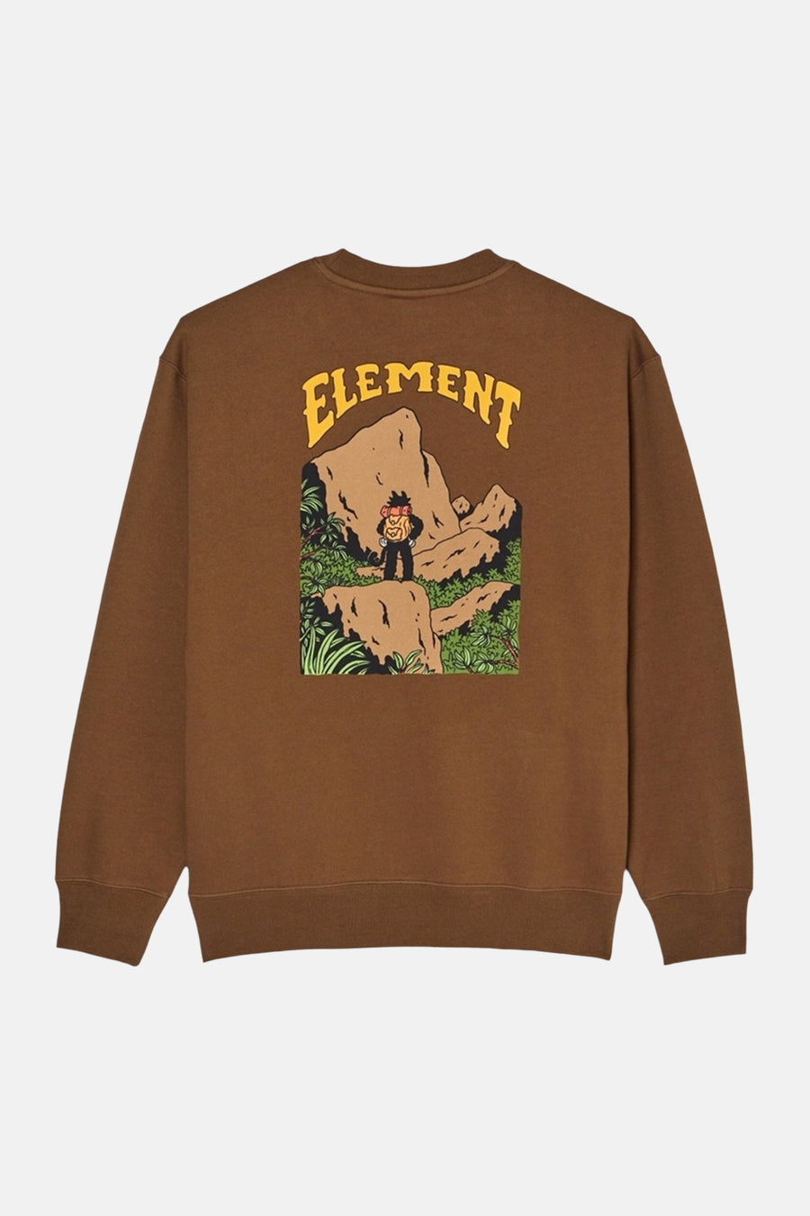 Sweater O-hals - bruin