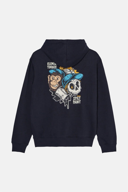 Sweater met kap - zwart
