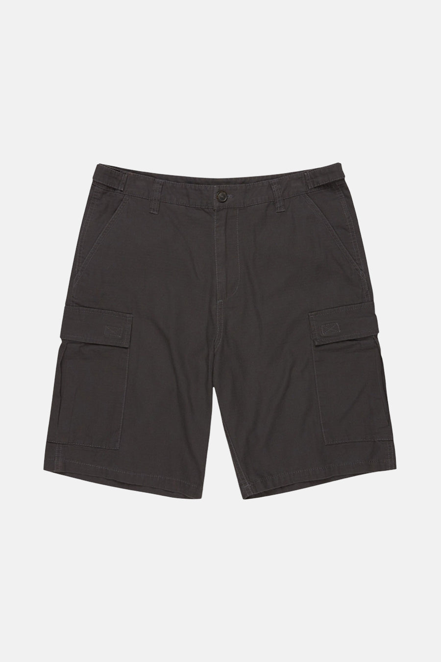 Short noir d'ELEMENT, avec une poche cargo et des coutures.