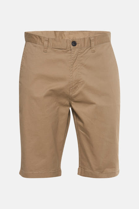Beige short van ELEMENT, met knoopsluiting en subtiele stiksels.