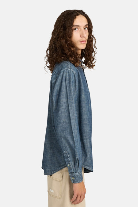 Chemise à manches longues - bleu