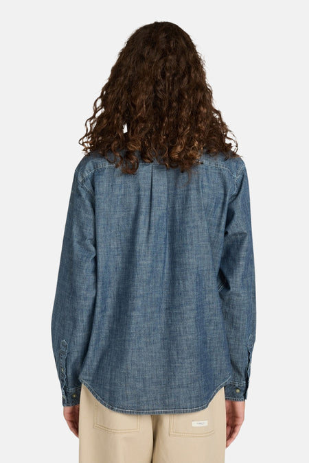 Chemise à manches longues - bleu
