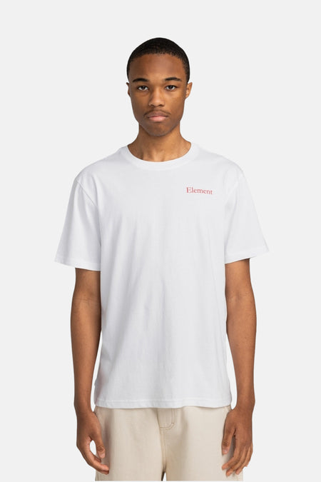 T-shirt (korte mouwen) Wit - ELEMENT