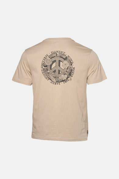 T-shirt (korte mouwen) Beige - ELEMENT