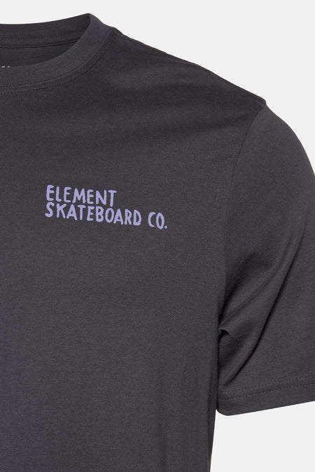 T-shirt (korte mouwen) Zwart - ELEMENT