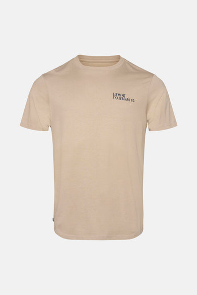 T-shirt (korte mouwen) Beige - ELEMENT