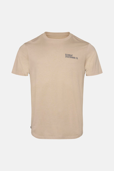 T-shirt (korte mouwen) Beige - ELEMENT