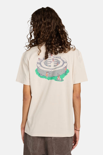 T-shirt met korte mouwen - ecru