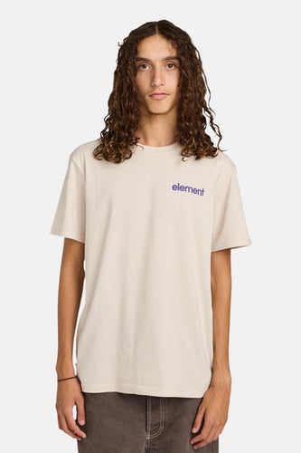 T-shirt met korte mouwen - ecru - ELEMENT