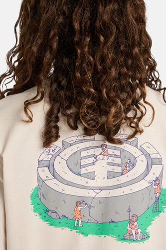 T-shirt met korte mouwen - ecru - ELEMENT