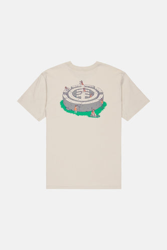 T-shirt met korte mouwen - ecru - ELEMENT