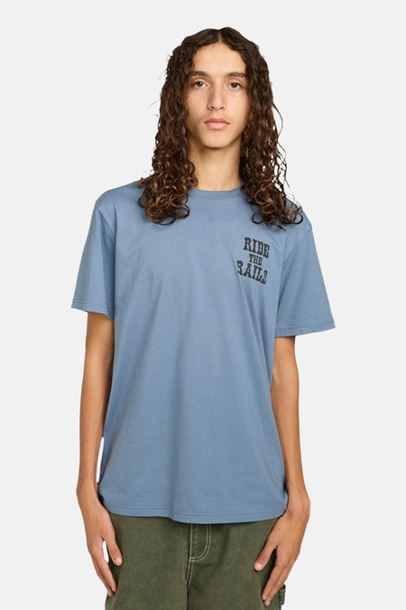 T-shirt met korte mouwen - blauw