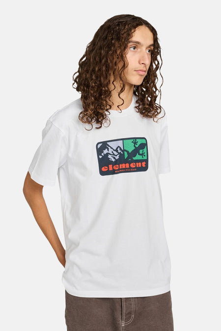 T-shirt (korte mouwen) wit - ELEMENT