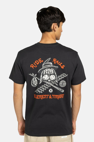 T-shirt met korte mouwen - zwart - ELEMENT