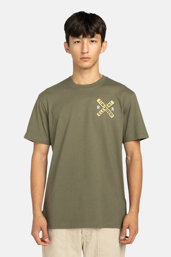 T-shirt met korte mouwen - Kaki - ELEMENT