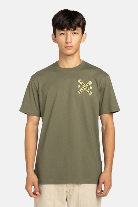 T-shirt met korte mouwen - Kaki