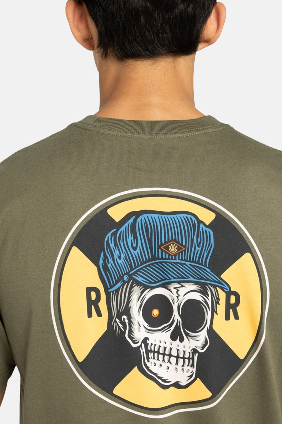 T-shirt met korte mouwen - Kaki - ELEMENT