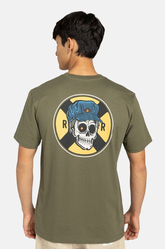 T-shirt met korte mouwen - Kaki - ELEMENT