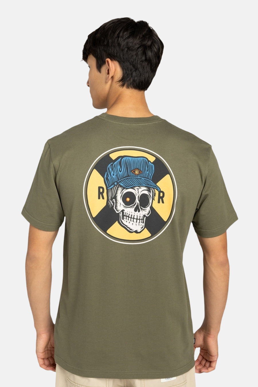 T-shirt met korte mouwen - Kaki - ELEMENT