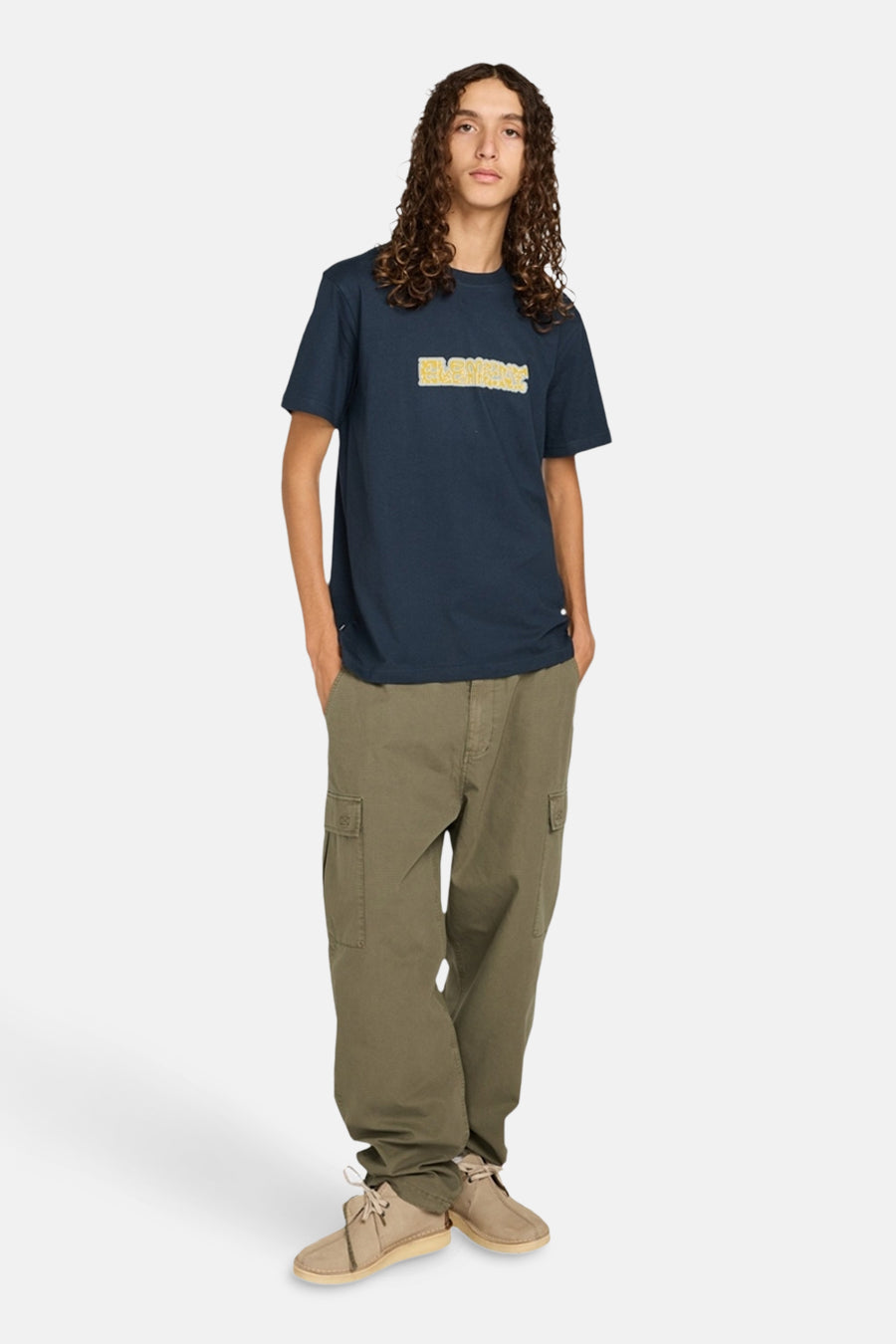 T-shirt met korte mouwen - blauw - ELEMENT - 4