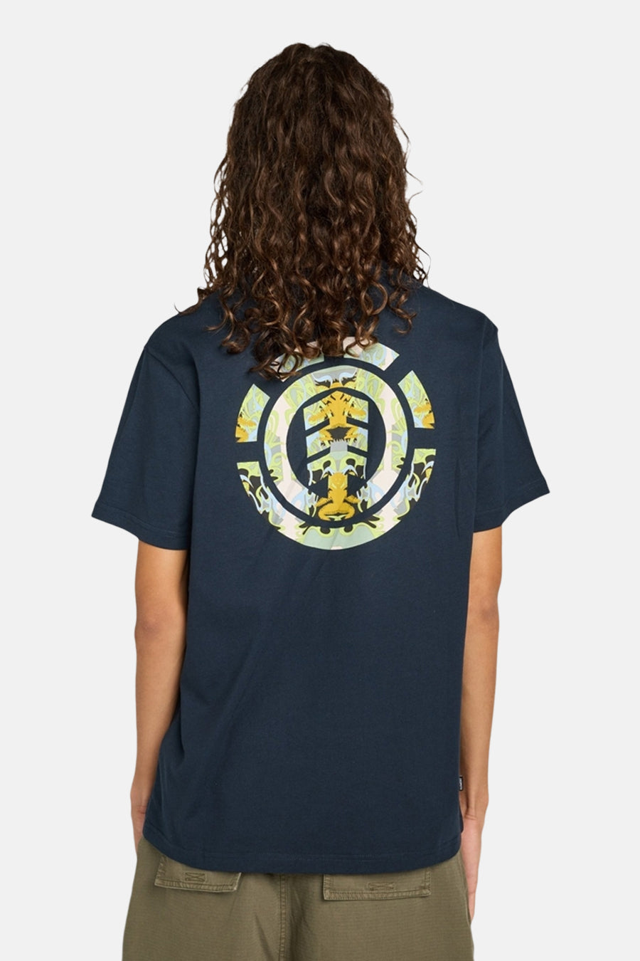 T-shirt met korte mouwen - blauw - ELEMENT - 1