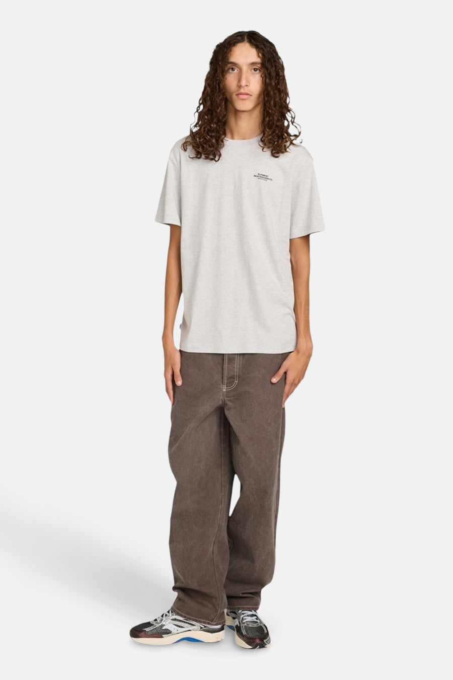 T-shirt met korte mouwen - grijs - ELEMENT