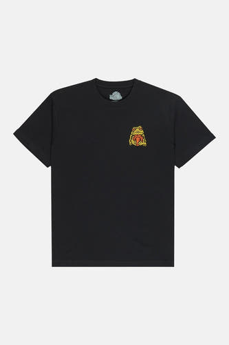 Zwart T-shirt met korte mouwen van ELEMENT, met een kleine grafische print op de borst.
