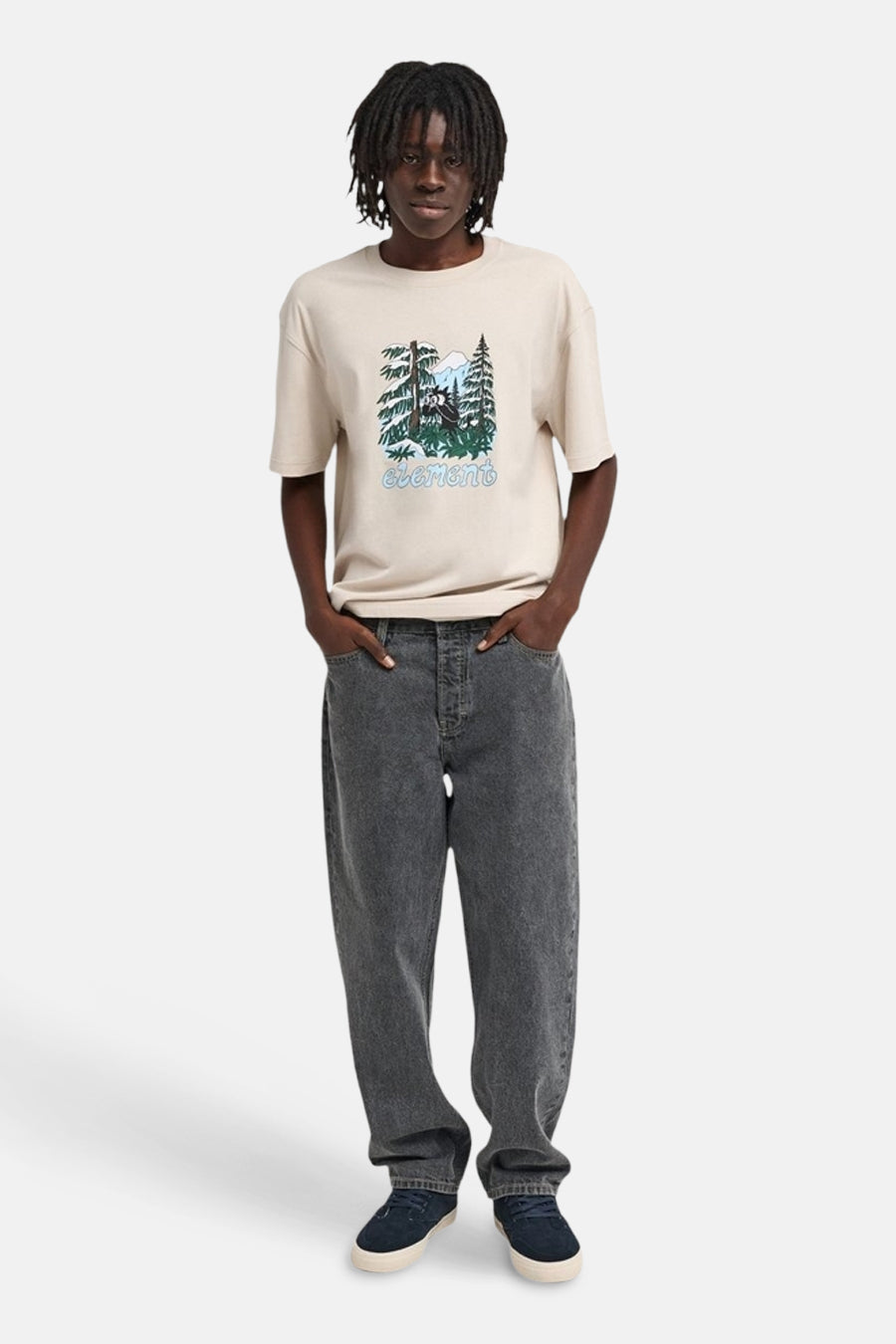 T-shirt met korte mouwen - ecru