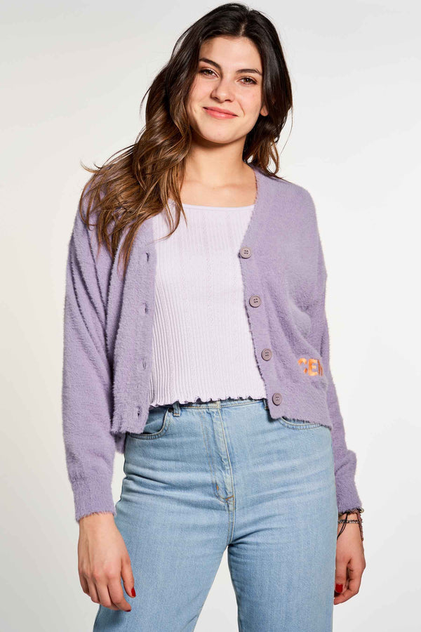 Gilet Mauve - CEMI by Céline & Michiel
