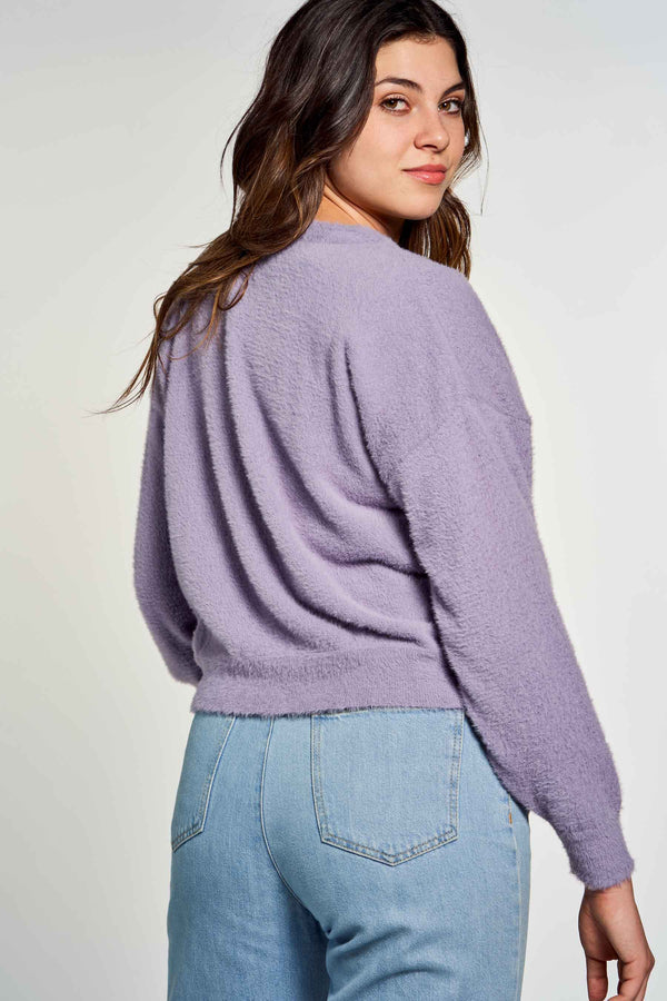 Gilet Mauve - CEMI by Céline & Michiel