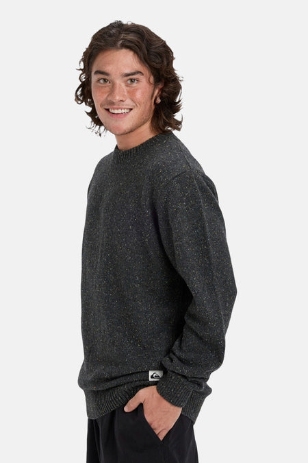 Pull met ronde hals - grijs