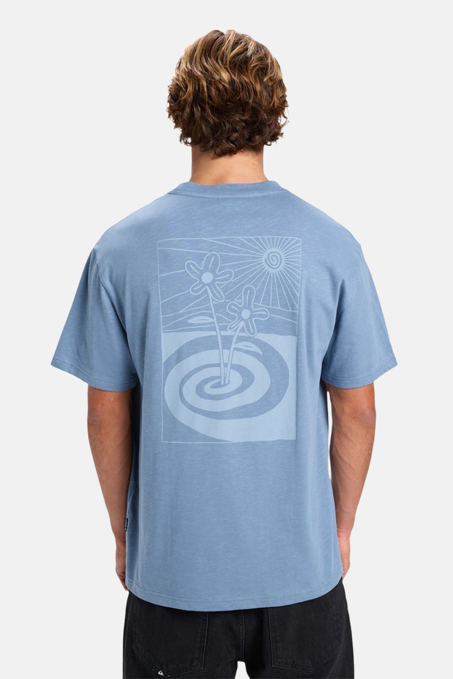 T-shirt (manches courtes) bleu - Quiksilver