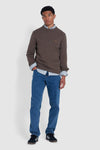 Pull col O Brun - FARAH