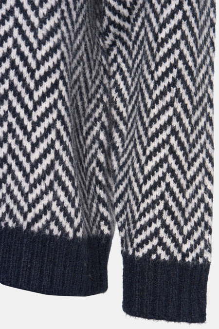Pull col O Bleu - FARAH