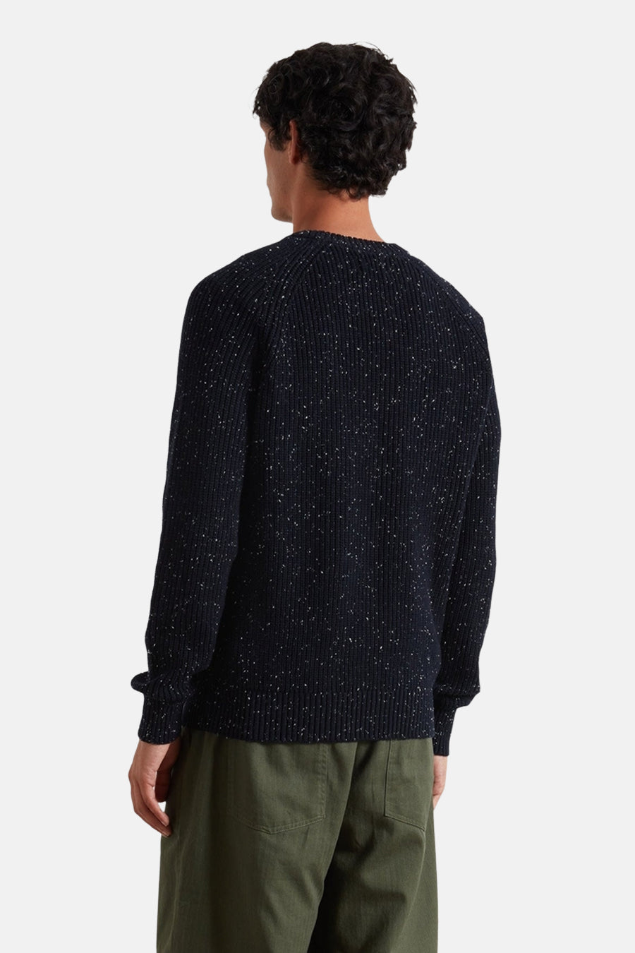 Pull à col rond - bleu - FARAH